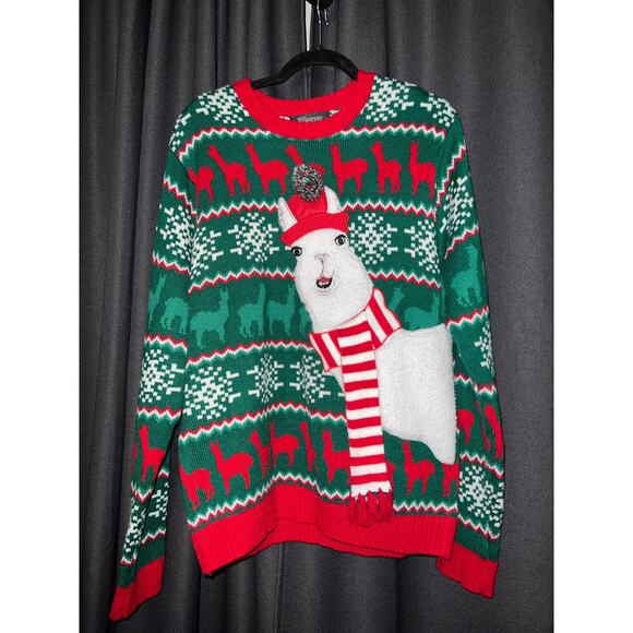 Ugly Christmas Sweater Xmas Size Large - Picture 1 of 3